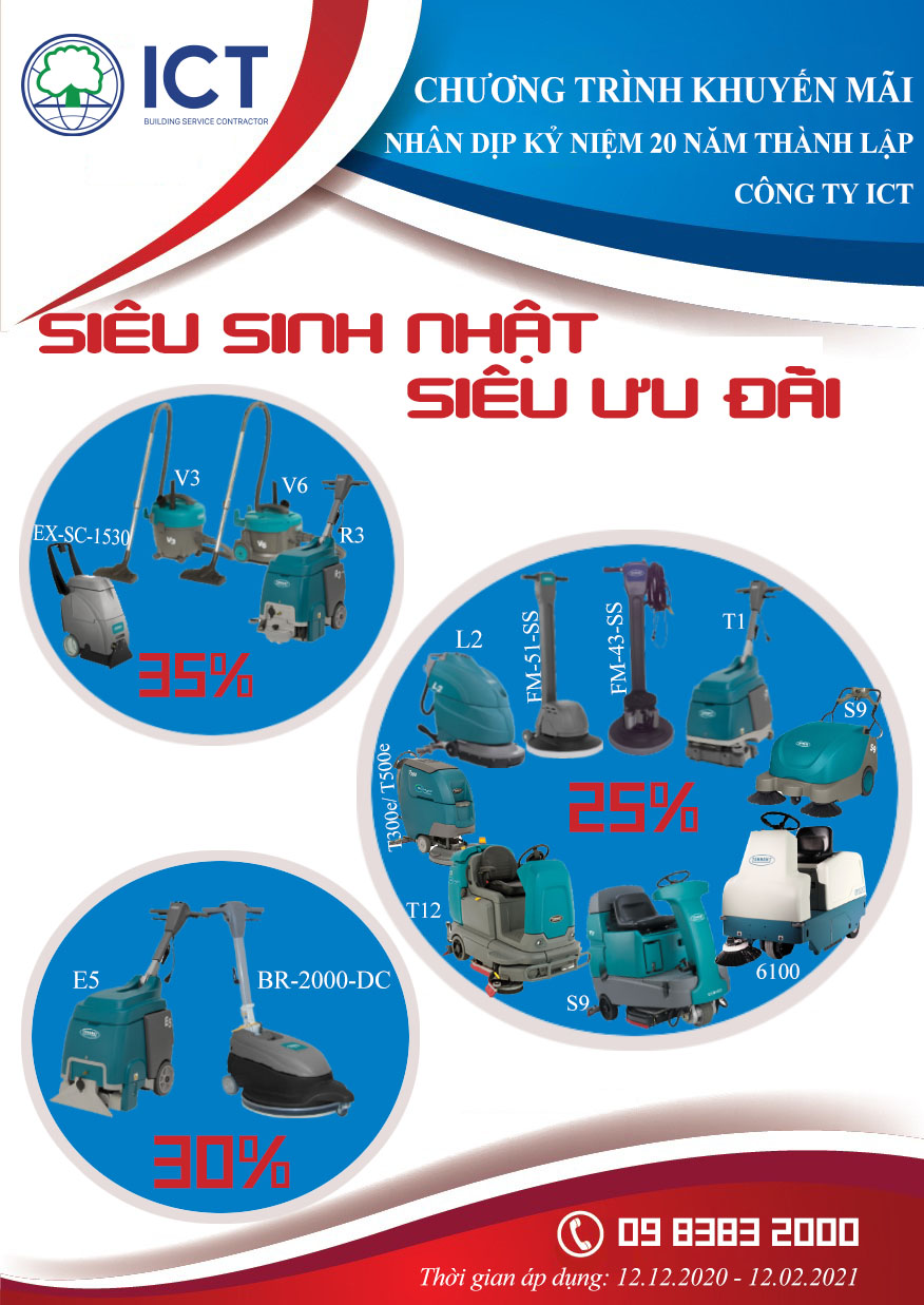 Kỷ niệm ngày thành lập Công ty Vệ sinh ICT – dấu mốc quan trọng khẳng định sự phát triển bền vững, uy tín và chuyên nghiệp trong lĩnh vực vệ sinh công nghiệp.