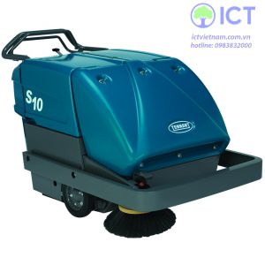 Tennant S10 – Máy quét sàn đi bộ thùng rác lớn