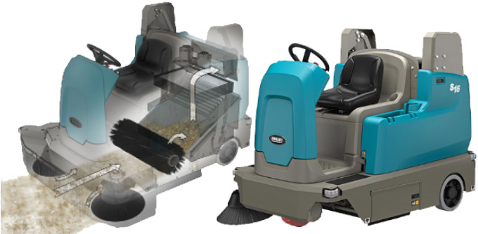 Xe quét có người lái S16